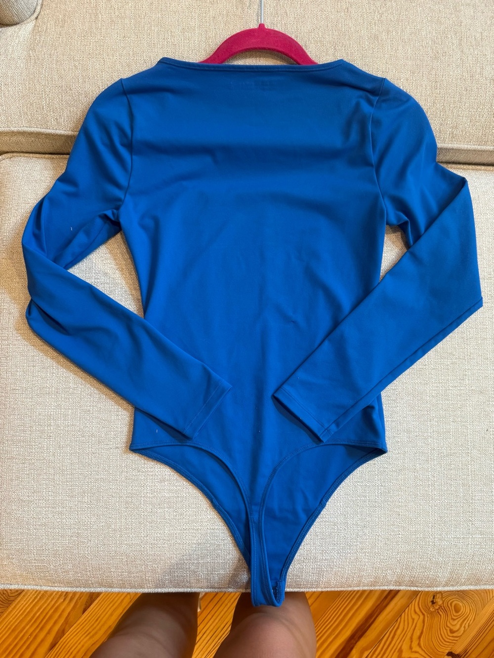 Abercrombie & Fitch Kids Long-Sleeve One-Piece Bodysuit - Royal Blue